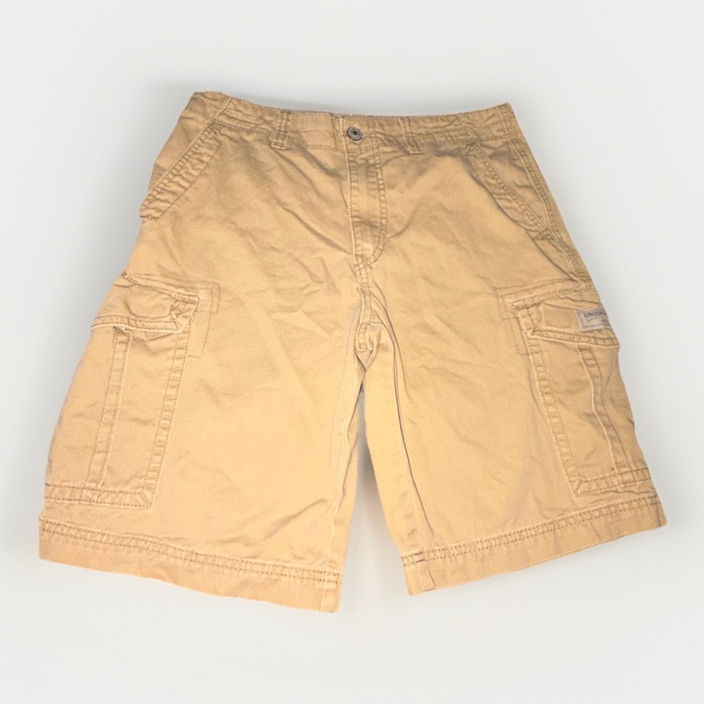 Unionbay Shorts Mens 32 Khaki Cargo Shorts Pockets Comfort Y2K